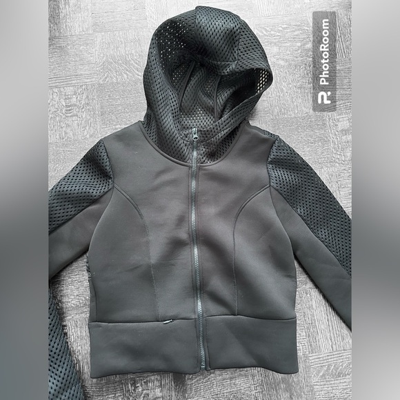 90 Degrees mesh & “neoprene” hoodie - Picture 3 of 11